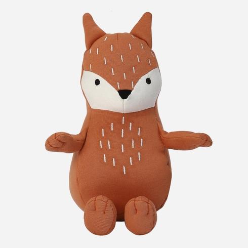 Mothercare Fox Soft Toy - Brown And Off-White 