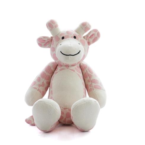 Pluchi Tall Giraffe Soft Toy Bubblegum Pink