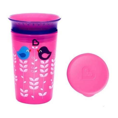 Munchkin Miracle 360° Deco Sippy Cup Pink 266Ml