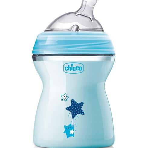 Chicco Natural Baby Feeding Bottle Blue Pack Of 1 250Ml