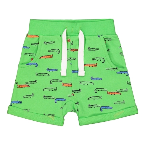 Boys Shorts-Printed Green
