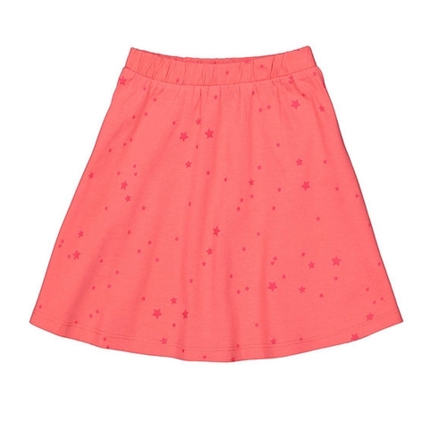Girls Skirt-Printed Pink