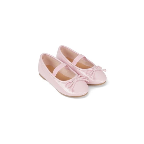 Girls Ballerina Shoes Bow Detail - Pink