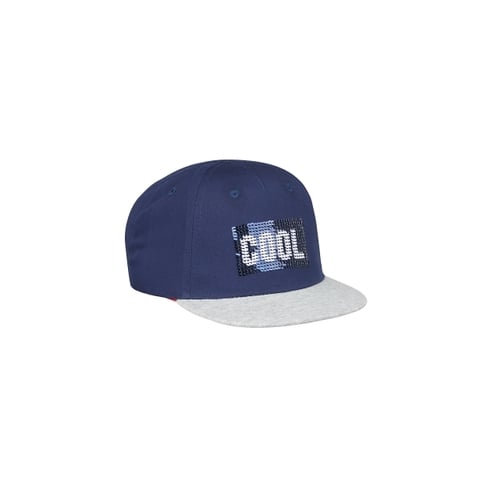 Boys Cap Reversible Sequin - Blue