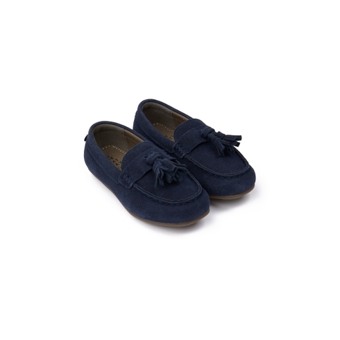 Boys Loafer Shoes Tasseled - Navy