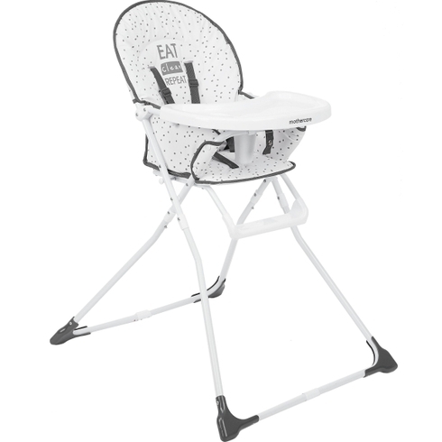 Mothercare Eat Clean Repeat Baby High Chair White