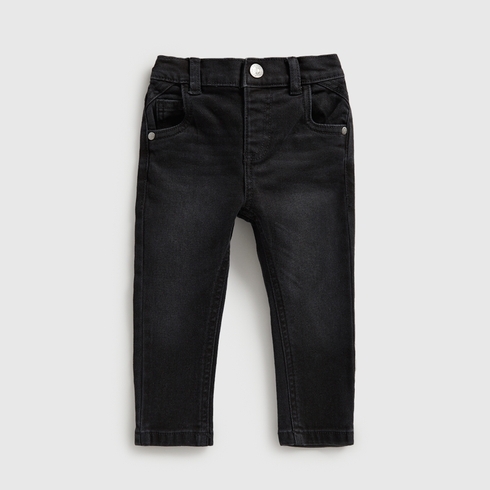 Mothercare Boys Jeans Denim-Pack Of 2-Black