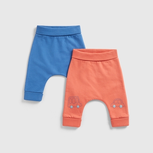 Mothercare Boys Jogger -Pack Of 2-Orange