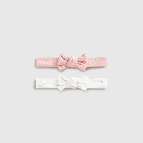 Mothercare Girls Hairband -Pack Of 2-Pink