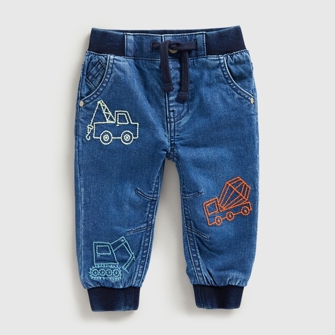 Mothercare Boys Jeans Digging It-Blue