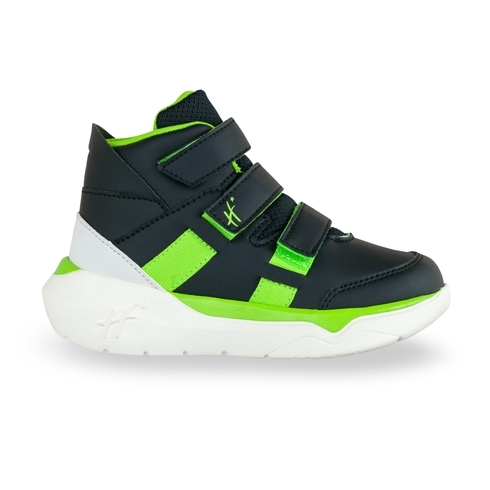 H by hamleys boys sneakers- black/green pack of 1