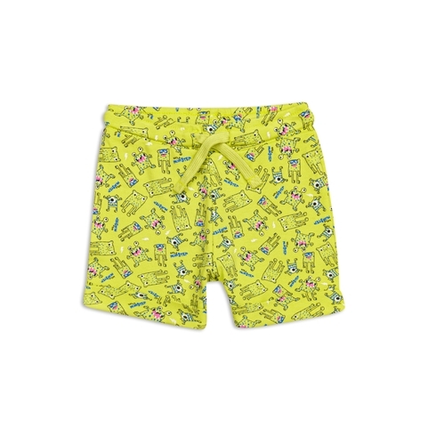H By Hamleys Baby Boy Monster Play Shorts- Green Pack Of 1