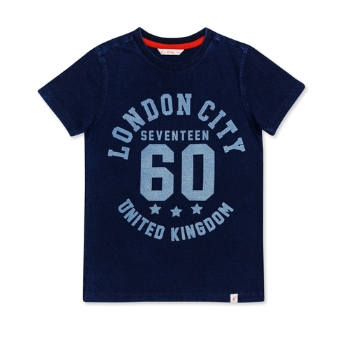 H By Hamleys Boys Heritage T-Shirt- Navy Pack Of 1