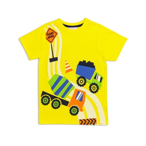 H By Hamleys Boys Game Print T-Shirt-Yellow Pack Of 1