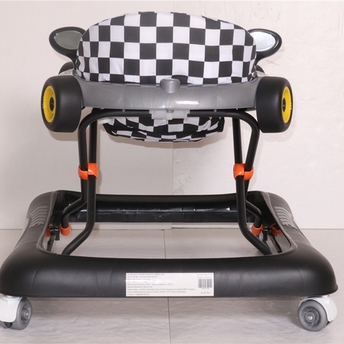 Comdaq F1 Racing Car Musical Baby Carriage Grey