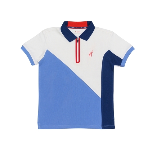 H By Hamleys Boys Short Sleeves Polo T-Shirt Colorblock-Multicolor
