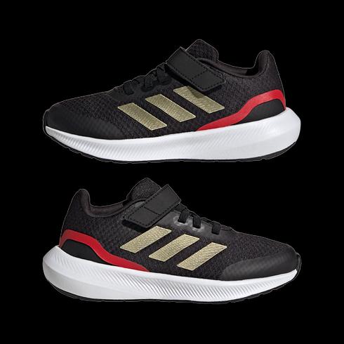 Adidas Kids Boys Textile Shoes-Black