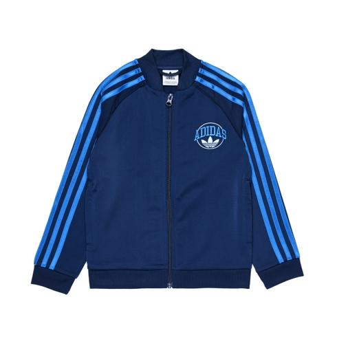 Adidas Kids Boys Polyester Tracktops-Blue