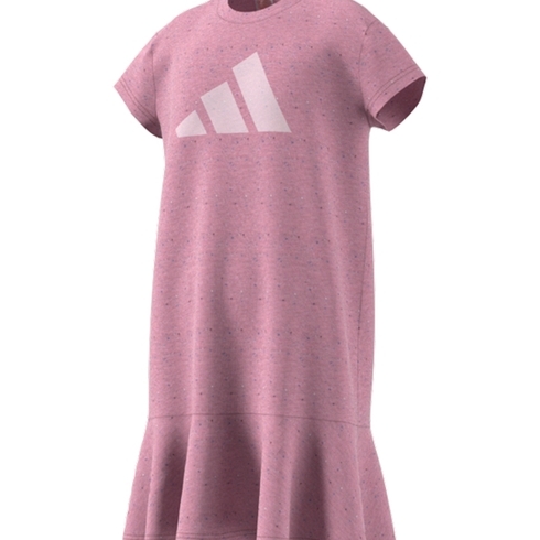 Adidas Girls  3Bar Dress Shorts-Purple