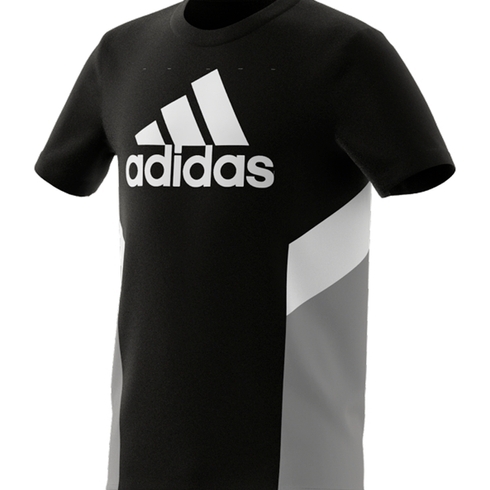 Adidas Boys  D2M Big Logo  T-Shirts-Black