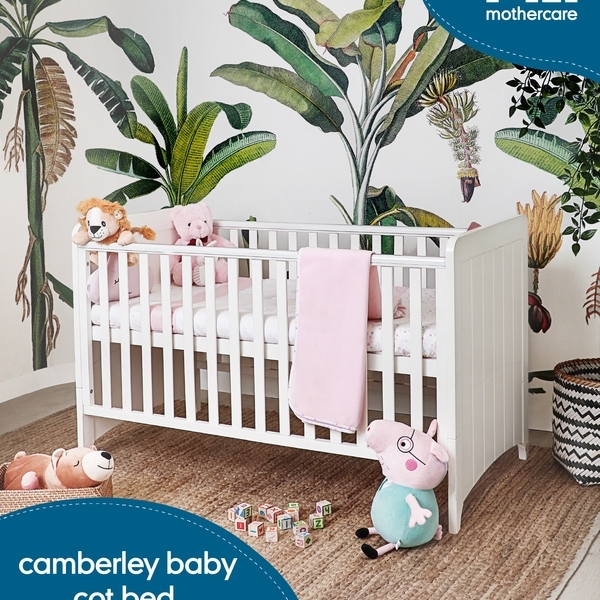 Buy Mothercare Camberley Baby Cot Bed White Online at Best Price