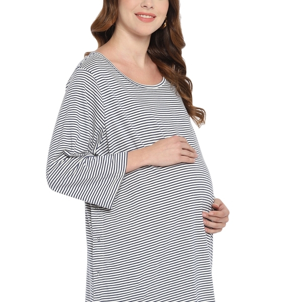 Buy online Momsoon Women 3/4th Sleeves Maternity Top -Multicolor from  Mothercare. Explore wide range of maternity tops priced between 299-2999.  Free Delivery. Easy Return.