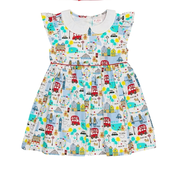 Sweet Kids Girl's Blue Jacquard Short Party Dress – Sara's Children's  Boutique