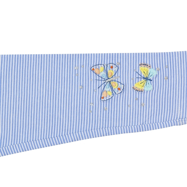 Buy Girls Leggings Butterfly Print with Ruffles-Multicolor Online