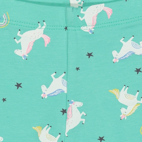 Buy Girls Leggings Unicorn Print With Elasticated Waistband - Green Online  at Best Price | Mothercare India