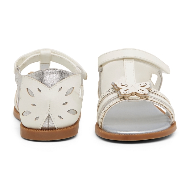 Buy Girls Butterfly Sandals White Online at Best Price