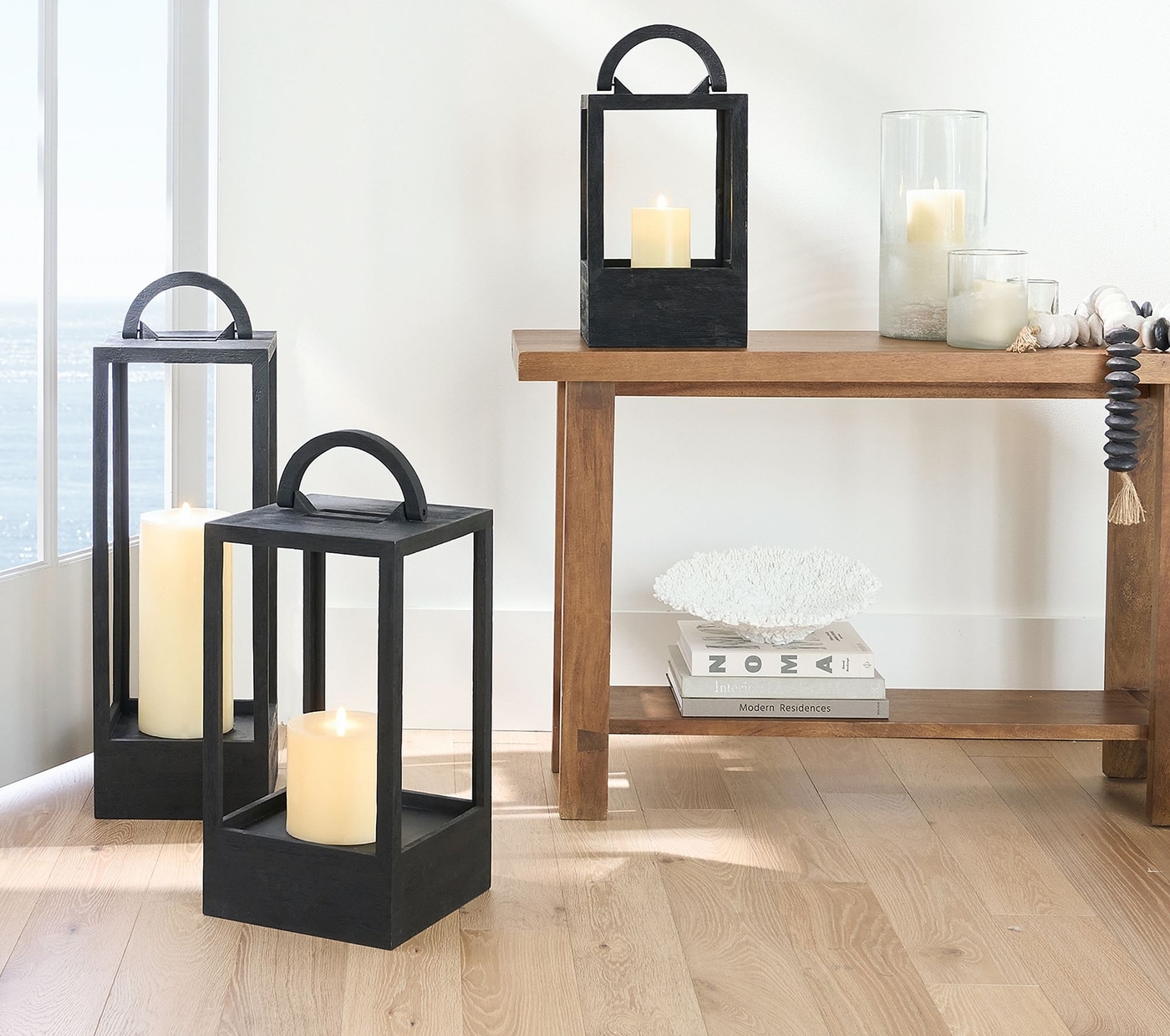 Decker Mango Wood Lantern Collection