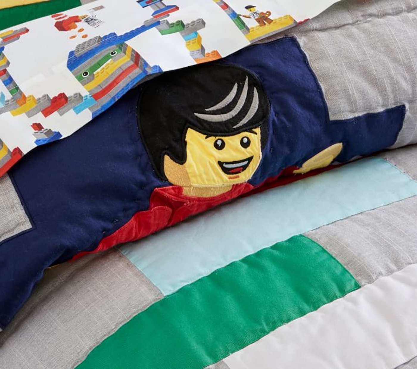 Lego Quilt and Shams