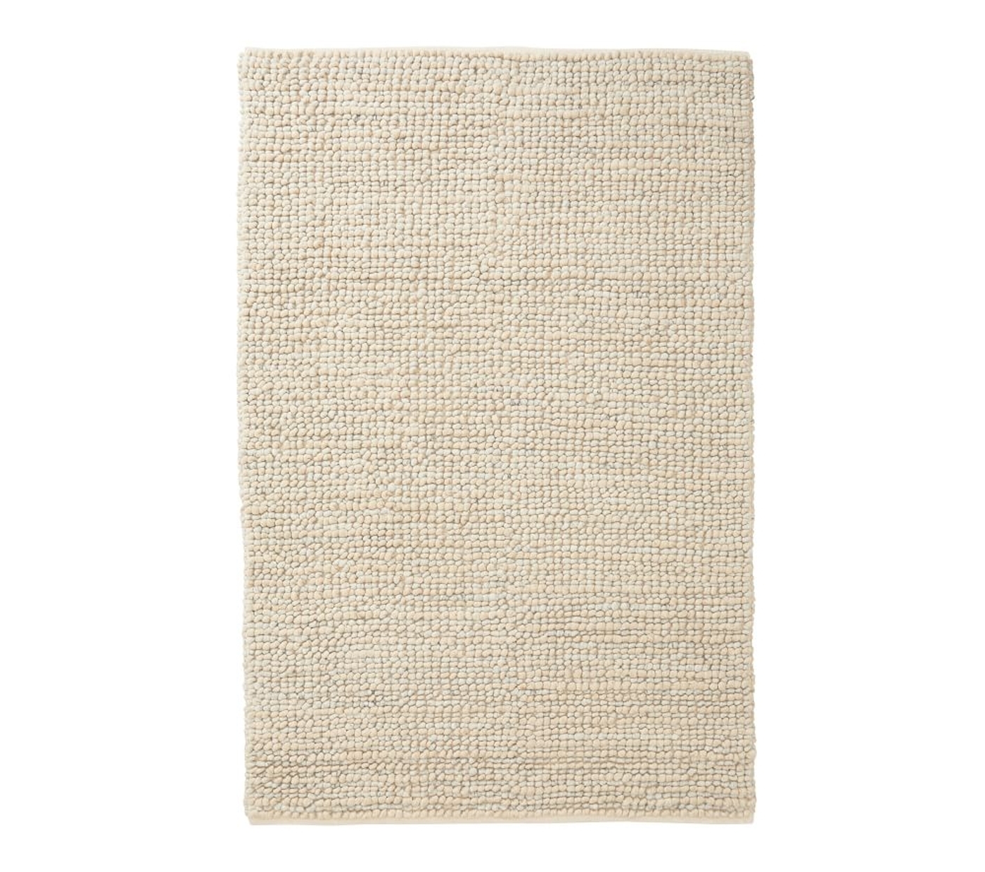 Chunky Jute in Light Natural, Braided Floor Rug, Loaf