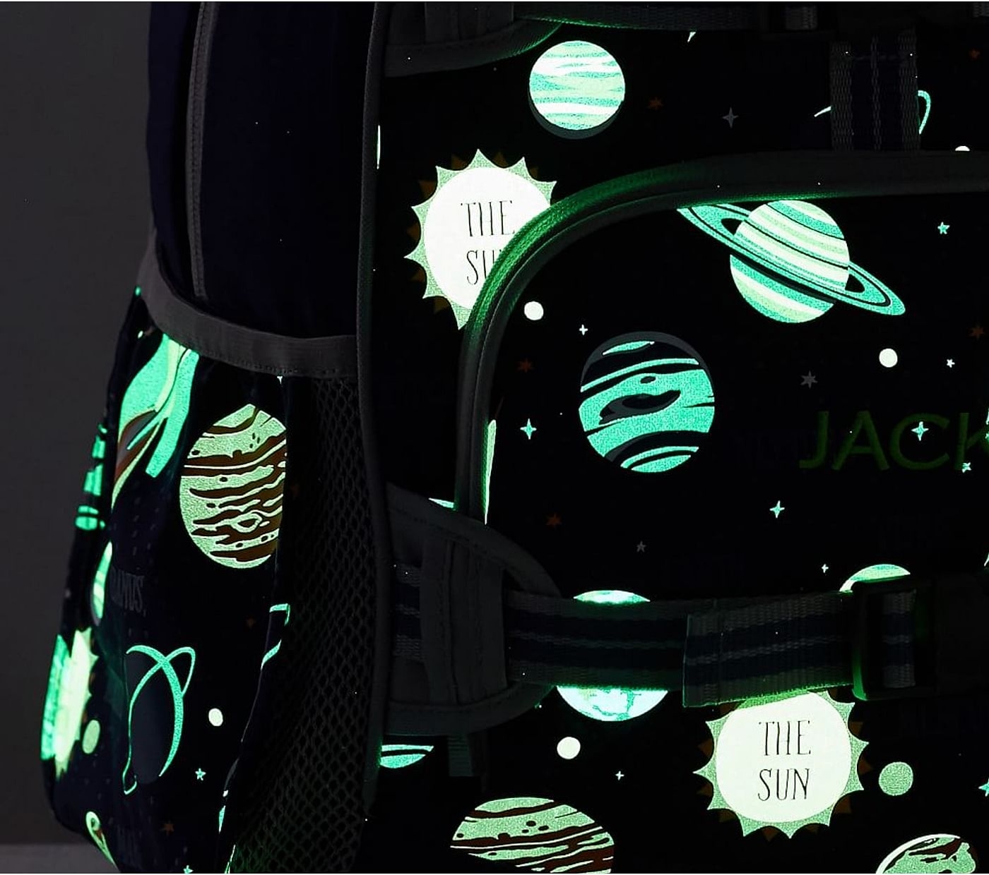 Mackenzie Navy Solar System Glow-in-the-Dark Backpacks