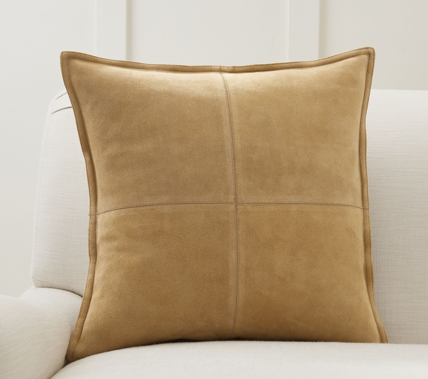 Suede discount pillow cover