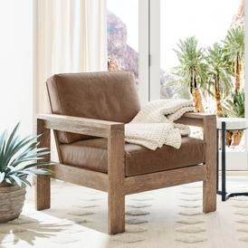 Malibu Leather Accent Chair