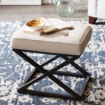 Kirkham Tufted Upholstered Stool