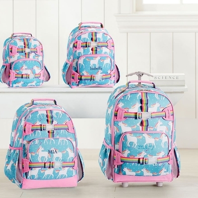 Mackenzie Aqua Unicorn Parade Backpack