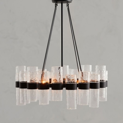 Penni Recycled Glass Chandelier