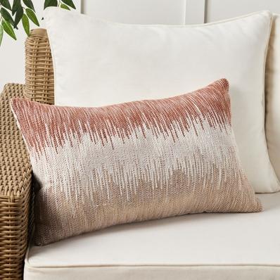 Oliana Ikat Outdoor Lumbar Pillow