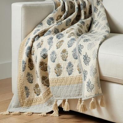 Jacquard Cotton Throw