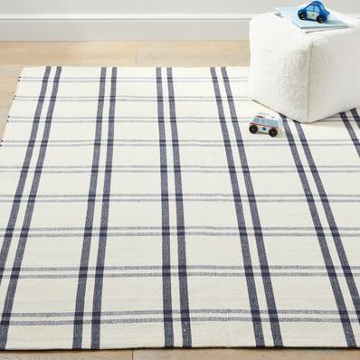 Plaid Woven Rug