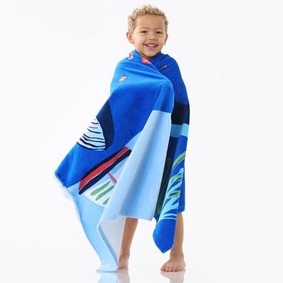 Whale Boat Kid Beach Towel