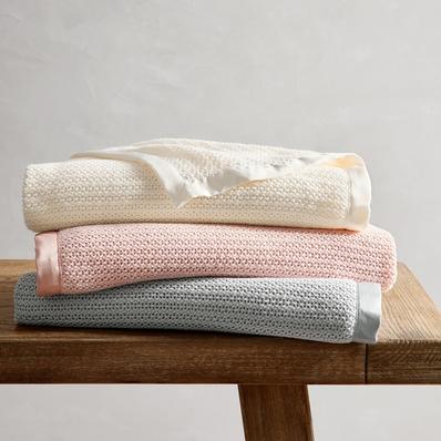 Organic Cotton Cellular Baby Blanket