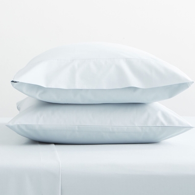400-Thread-Count Organic Percale Pillowcases - Set of 2