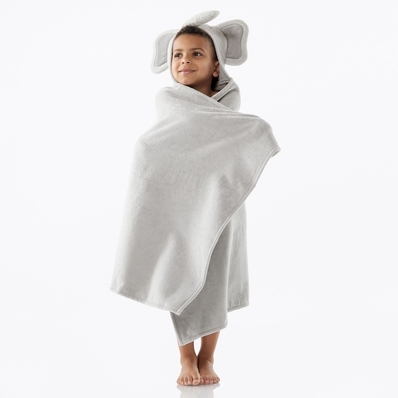 Elephant Kid Hooded Towel