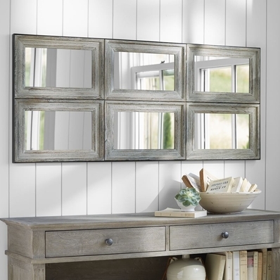 Aiden Large Paneled Wall Mirror