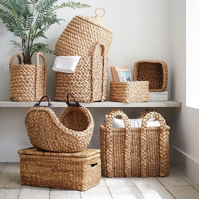 Beachcomber Handwoven Seagrass Basket Collection