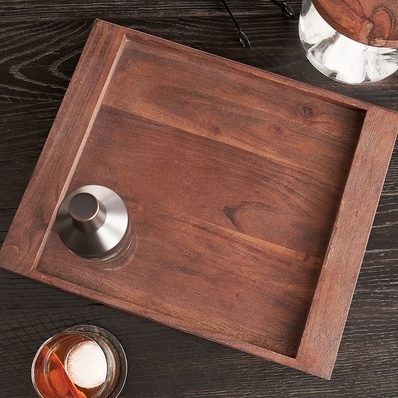 Chateau Wood Square Bar Tray