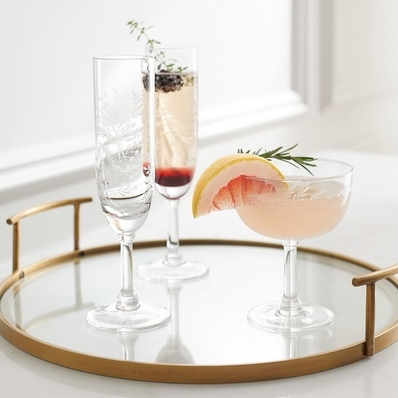 Bleecker Glass Bar Tray